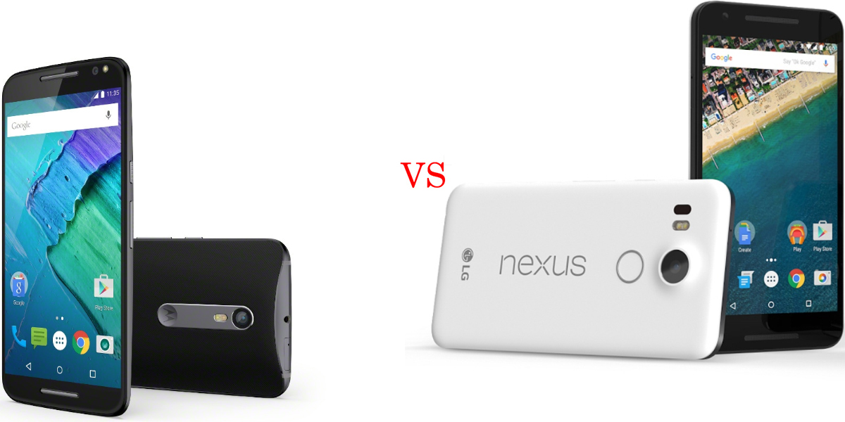 Motorola Moto X Style (Pure Edition) versus Nexus 5X 2